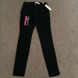 Black denim jeans